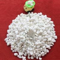 鹅卵石雨花石五彩石头原石精品高抛光装饰铺地鱼缸园艺盆景 5斤装 小白石子0.5-0.8cm[5斤装]