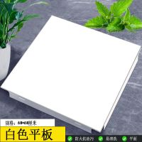 600x600铝扣板集成吊顶铝扣板吊顶 工程板办公室天花板房间吊顶板 白色平面板(05厚) 不含配件
