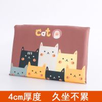 坐垫学生可爱学生椅子坐垫学生教室高中凳子坐垫卡通制衣厂坐垫 合唱猫() 34*24外套(不含内芯)