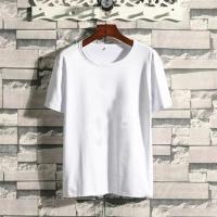 polo衫男短袖ins港风潮牌男女装有领胖子宽松男士翻领大码半袖T恤 白色 2XL