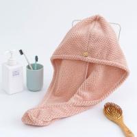 干发帽超强吸新款速干长发女加厚成人学生可爱透气吸水浴帽包头巾 [透气吸水]杏色