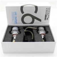 C6汽车led大灯超亮H7H4H11/8/1/3远近光一体强光前大灯改装 H3 (单个价钱)