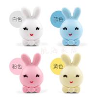 光控小夜灯插电LED节能卧室床头婴儿喂奶睡觉护眼灯 萌羞兔[光控款]一个装颜色随机