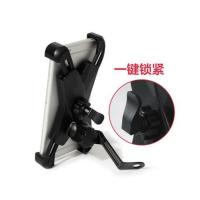 摩托车电动自行车手机支架导航充电踏板车防水外卖通用车载支撑架 镜座款/普通版