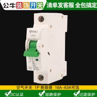 公牛漏电保护器空气开关小型断路器家用空开电闸开关16A32A40A63A 1P空开 16A