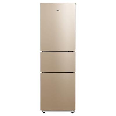 [先问库存]美的215升三门冰箱BCD-215WTM(E)风冷升电脑控温中门软冷冻小型家用多门电冰箱