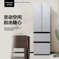 松下冰箱[松下小海豚]NR-ED40WPA-S 超薄可嵌入 四门法式冰箱 银离子 变频风冷无霜