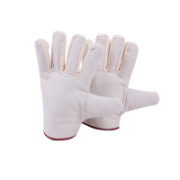 【天龙堂威】加厚斜纹复合帆布手套铁路手套工地布手套