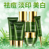 [优选好货]芦荟护肤品控油补水收缩毛孔保湿祛痘痘印去黑头植物套装