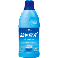 蓝月亮 蓝色月光白色衣物色渍净 清新百合花香600g/瓶