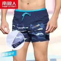 泳裤男游泳裤防尴尬大码泳衣平角宽松2021新款游泳装备