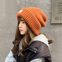 针织帽女冬季毛线帽子秋冬保暖适合圆脸显脸小堆堆帽潮