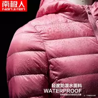 冬新款轻薄棉服女短款大码修身立领连帽外套反季清仓