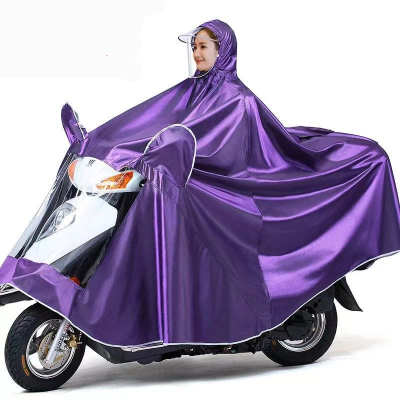雨衣电动车雨披摩托车专用加大加厚单双人防雨雨衣电瓶车
