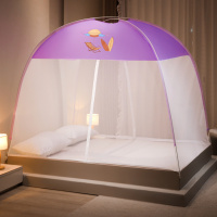 免安装蒙古包蚊帐家用1.8x2米双人1.5米加密学生宿舍单人0.9m床