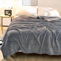 四季双面法兰绒铺盖两用休闲毛毯牛奶绒床单多功能空调被