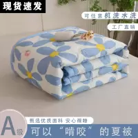 夏凉被四季通用夏凉被单双人被机洗被子薄款通用成人双午睡被