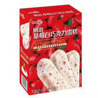 明治草莓白巧克力雪糕245g*6支/盒1*6盒/箱