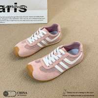 La Chessiers镂空平底德训鞋女夏季2025新款女鞋外穿运动鞋透气网面薄款阿甘鞋