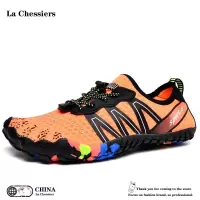 La Chessiers户外溯溪鞋男女沙滩鞋防滑水陆两栖速干涉水鞋透气游泳鞋男钓鱼鞋