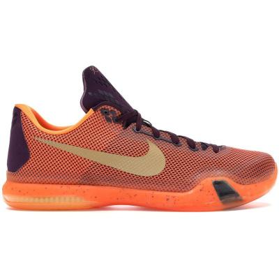 限量款 NIKE耐克 Kobe 10 Silk 男款经典舒适透气防滑缓震回弹轻质科技战靴高帮篮球鞋 705317-676