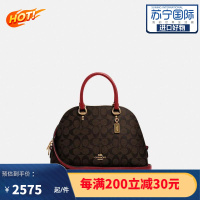 COACH蔻驰 女包 Katy 标志性帆布挎包女士手提包 经典时尚百搭日常 2558