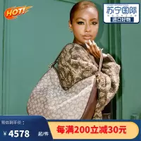 COACH 蔻驰女包 Soft Tabby Hobo 经典老花腋下包 托特包 女士单肩包 手提包斜挎包 日常通勤百搭