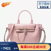 迈克·科尔斯(MICHAEL KORS) MK女包 Hamilton Legacy 小号皮革链条腰带挎包女士手提包单肩包