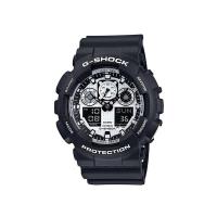 CASIO卡西欧 G-Shock男表 时尚简约百搭 商务运动休闲防水石英表男表 GA100BW1A