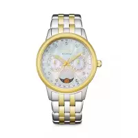 西铁城(Citizen) 光动能日历腕表 时尚经典简约37 毫米女士石英手表