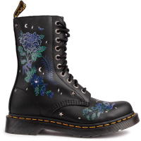 Dr Martens 1490 靴子黑色马汀博士女款绣花英伦风鞋靴软硬皮经典款马丁靴