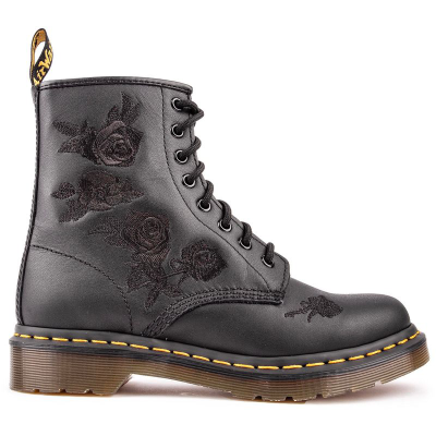 Dr Martens 1460 Vonda 靴子黑色马汀博士女款英伦风鞋靴软硬皮真皮孔马丁靴