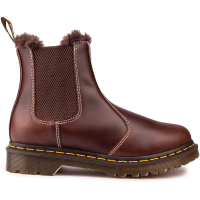 Dr Martens 2976 靴子深棕色女款英伦风鞋靴软硬皮经典款真皮孔马丁靴