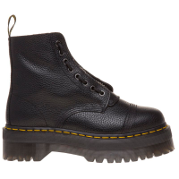 Dr Martens Sinclair 靴子黑色女款英伦风鞋靴软硬皮经典款真皮孔马丁靴