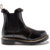 Dr Martens 2976 Leonore 靴子黑色女款英伦风鞋靴软硬皮经典款真皮孔马丁靴