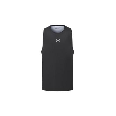 安德玛Under Armour 官方正品 男女同款 跑步健身速干透气背心 24500111-001