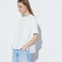 优衣库(UNIQLO) 海外代购女款柔软舒适百搭纯棉短袖T恤465755_40