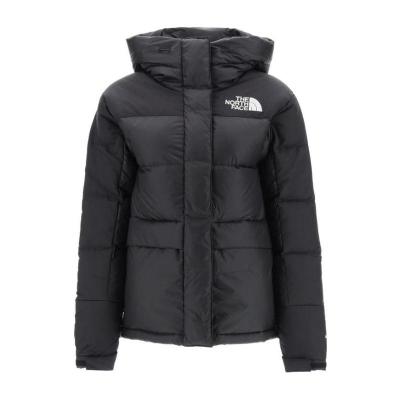 The North Face 北面 [当季新品]北面字母Logo印花撞色连帽羽绒服夹克外套女款