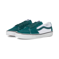 VANS低帮帆布硫化板鞋经典侧边条纹耐磨橡胶底休闲运动鞋