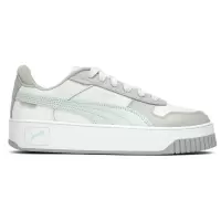 彪马(Puma)女款经典百搭休闲板鞋白色皮革运动鞋青春潮流 LaceUp