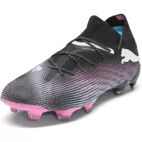 彪马(Puma)女士足球鞋轻便灵活高弹针织鞋面专业运动战靴黑