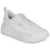 彪马(Puma)舒适透气Puma女款跑步鞋时尚休闲运动鞋白织物纹理橡胶