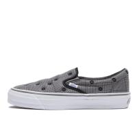 VANS高街潮牌帆布鞋女懒人鞋舒适百搭街头刺绣滑板鞋女