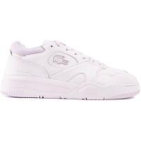 Lacoste女鞋真皮透气防滑休闲板鞋复古运动鞋 Lace Up 百搭白色网