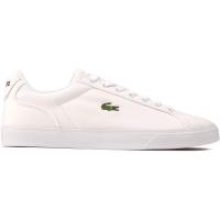 Lacoste复古潮流小白鞋男士休闲板鞋帆布硫化鞋透气运动鞋 laceup