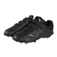 美津浓(Mizuno)男士棒球鞋轻量透气宽楦防滑耐磨加固设计户外运动