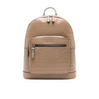 Michael Kors男士皮革双肩包后前拉链设计多口袋出行背包