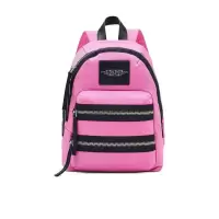 MARC JACOBSMarc Jacobs风琴包粉色尼龙大容量女士双肩包轻便通勤手提斜挎包