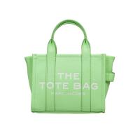 MARC JACOBS小号牛皮 Mint 绿色手提托特包可调节肩带多功能日常通勤包