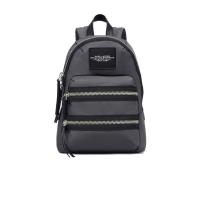 MARC JACOBS尼龙材质logo贴花双肩包可调节肩带大容量实用休闲女包